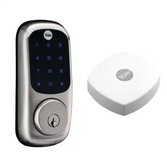 Falabella Cerrojo Digital de Clave y Llave Real Living + Connect Hub oferta