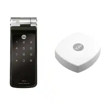 Falabella Kit Cerradura Digital de Huella YDF 40+Connect Hub oferta