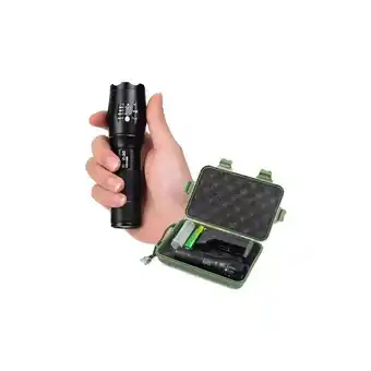 Falabella Linterna militar t6 zoom ultrafire con estuche oferta