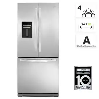 Falabella Nevecón Whirlpool French Door 473.16 lt WRF560SEHZ oferta