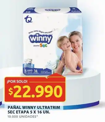 Ara PAÑAL WINNY ULTRATRIM SEC ETAPA 5 X 16 UN. oferta
