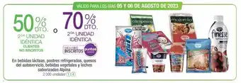 Jumbo En bebidas lácteas, postres refrigerados, quesos del autoservicio, bebidas vegetales y leches saborizadas Alpina oferta