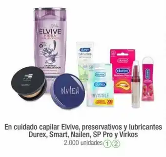 Jumbo En cuidado capilar Elvive, preservativos y lubricantes Durex, Smart, Nailen, SP Pro y Virkos oferta