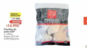 Metro Perniles de pollo gsf x 1.200 g oferta