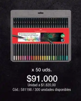 Panamericana FABER-CASTELL x 50 uds. oferta