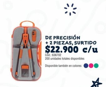Panamericana DE PRECISIÓN + 2 PIEZAS, SURTIDO oferta