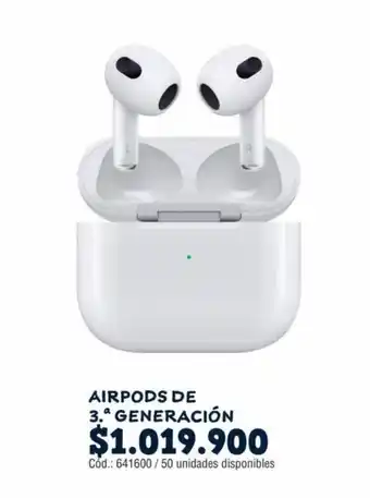 Panamericana PANAMERICANA AIRPODS DE 3. GENERACIÓN oferta