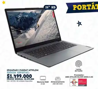 Panamericana LENOVO IDEAPAD I 14ADA7 ATHLON oferta