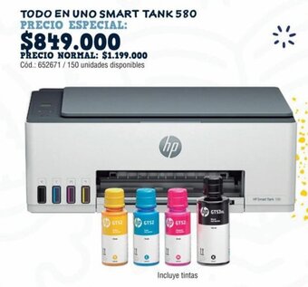Panamericana hp TODO EN UNO SMART TANK 580 oferta