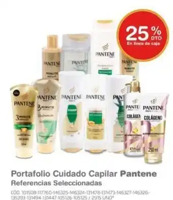 Makro Portafolio Cuidado Capilar Pantene Referencias Seleccionadas oferta