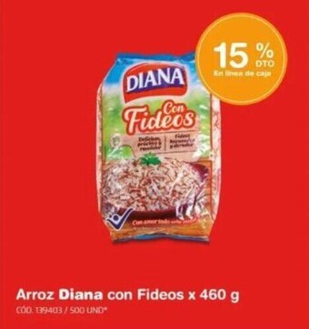 Makro Arroz Diana con Fideos x 460 g oferta