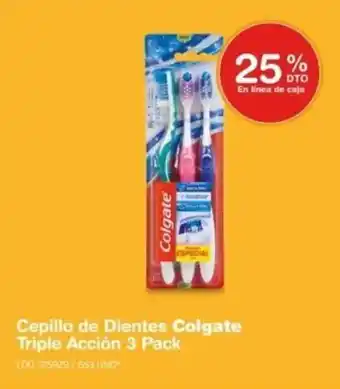 Makro Cepillo de dientes Colgate Triple Acción 3 Pack oferta