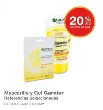Makro Mascarilla y Gel Garnier Referencias Seleccionadas oferta