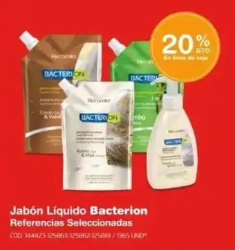 Makro Jabón Líquido Bacterion Referencias Seleccionadas oferta