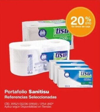 Makro Portafolio Sanitisu Referencias Seleccionadas oferta