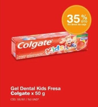 Makro Gel Dental Kids Fresa Colgate x 50 g oferta