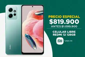 Flamingo CELULAR LIBRE REDMI 12 128GB oferta