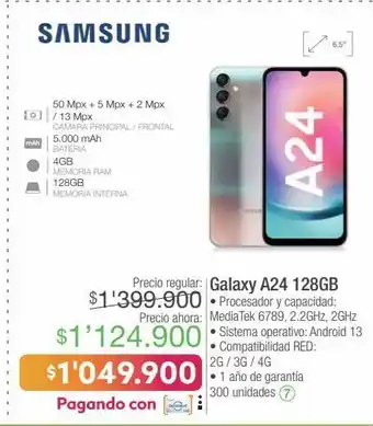 Jumbo Celular samsung a24 oferta