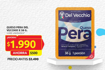 Ara QUESO PERA DEL VECCHIO X 38 G. oferta
