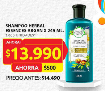 Ara SHAMPOO HERBAL ESSENCES ARGAN X 245 ML. oferta
