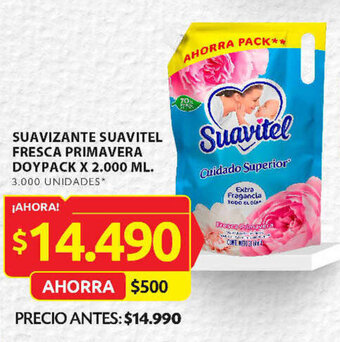 Ara SUAVIZANTE SUAVITEL FRESCA PRIMAVERA DOYPACK X 2.000 ML. oferta