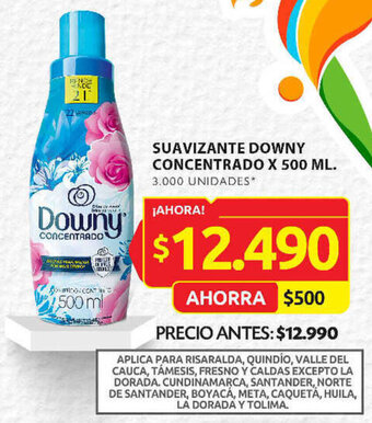Ara SUAVIZANTE DOWNY CONCENTRADO X 500 ML. oferta