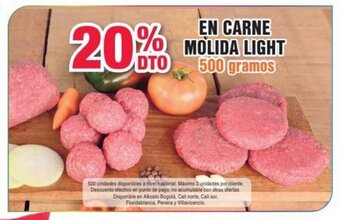 Alkosto EN CARNE MOLIDA LIGHT 500 gramos oferta