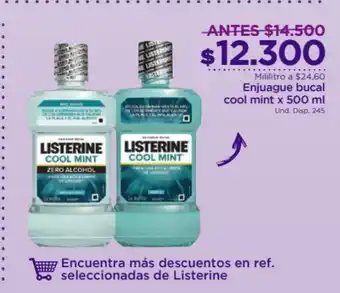 FarmaTodo Enjuague Bucal Cool Mint x 500 ml oferta