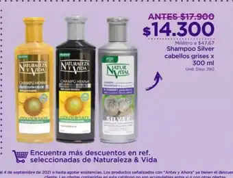 Shampoo Silver Cabellos Grises x 300 ml