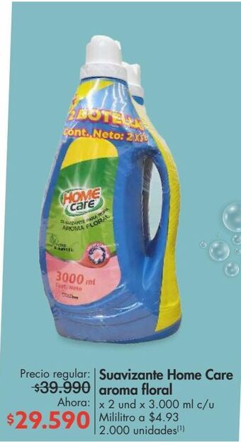 Metro Suavizante home care aroma floral x 2 und x 3.000 ml c/u oferta