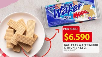 Ara GALLETAS WAFER MUUU X 18 UN./432 G. oferta