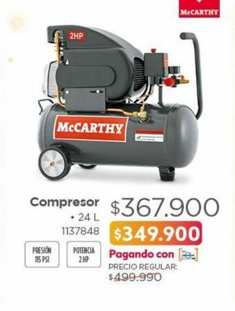 Easy Compresor mccarthy 24l oferta