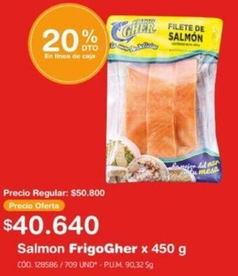 Makro Salmon FrigoGher x 450 g oferta