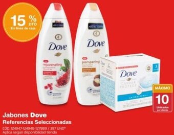 Makro Jabones Dove Referencias Seleccionadas oferta