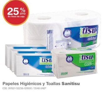 Makro Papeles Higiénicos y Toallas Sanitisu oferta