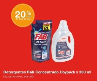 Makro Detergentes Fab Concentrado Doypack x 330 ml oferta
