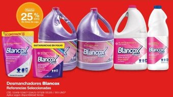 Makro Desmanchadores Blancox Referencias Seleccionadas oferta