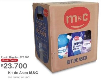 Makro Kit de Aseo M&C oferta