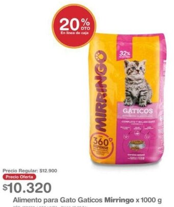 Makro Alimento para Gato Gaticos Mirringo x 1000 g oferta