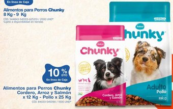 Makro Alimentos para Perros Chunky Cordero, Arroz y Salmón x 12 Kg - Pollo x 25 Kg oferta