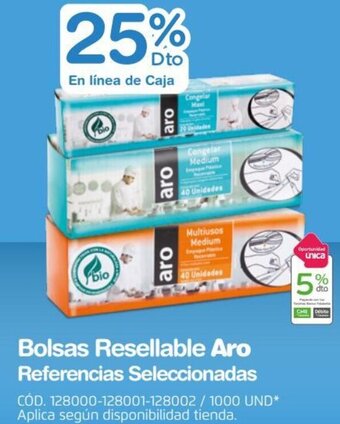 Makro Bolsas Resellable Aro Referencias Seleccionadas oferta
