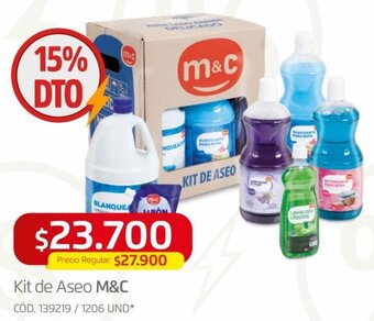 Makro Kit de Aseo M&C oferta