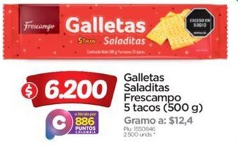 Surtimax Galletas Saladitas Frescampo 5 tacos (500 g) oferta