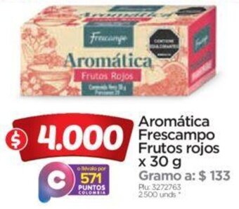 Surtimax Aromática Frescampo Frutos rojos x 30 g oferta