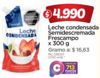 Surtimax Leche condensada Semidescremada Frescampo x 300g oferta