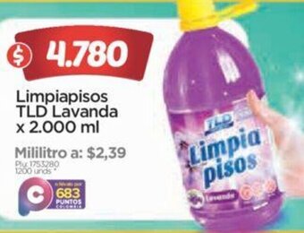 Surtimax Limpiapisos TLD Lavanda x 2.000 ml oferta