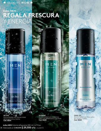 Ésika ésika MEN Colonia refrescante 200 ml / 6.7 fl.oz. oferta