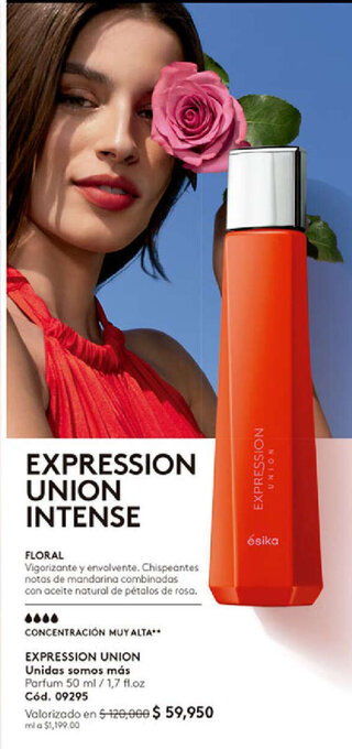 Ésika EXPRESSION UNION Unidas somos más Parfum 50 ml /1,7 fl.oz Cód. 09295 oferta