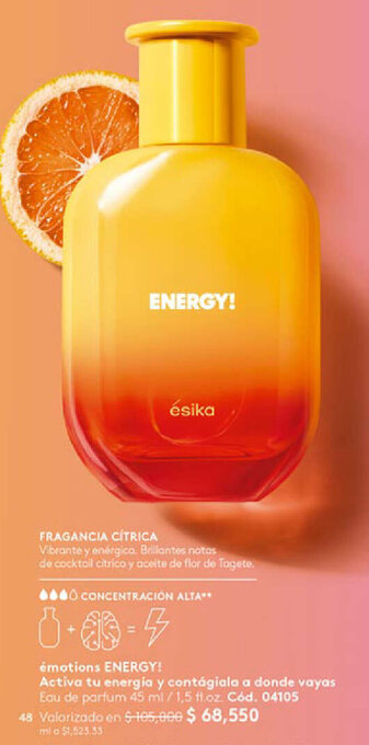 Ésika émotions ENERGY! oferta