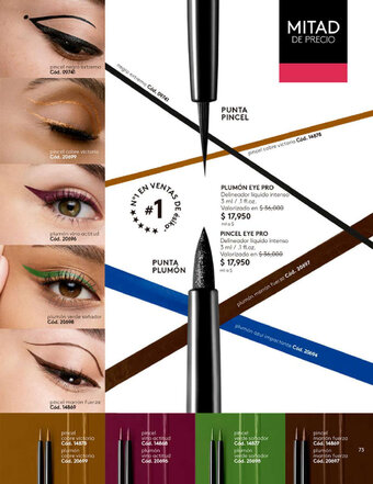 Ésika PLUMÓN EYE PRO Delineador líquido intenso 3 ml / 1 fl.oz. oferta